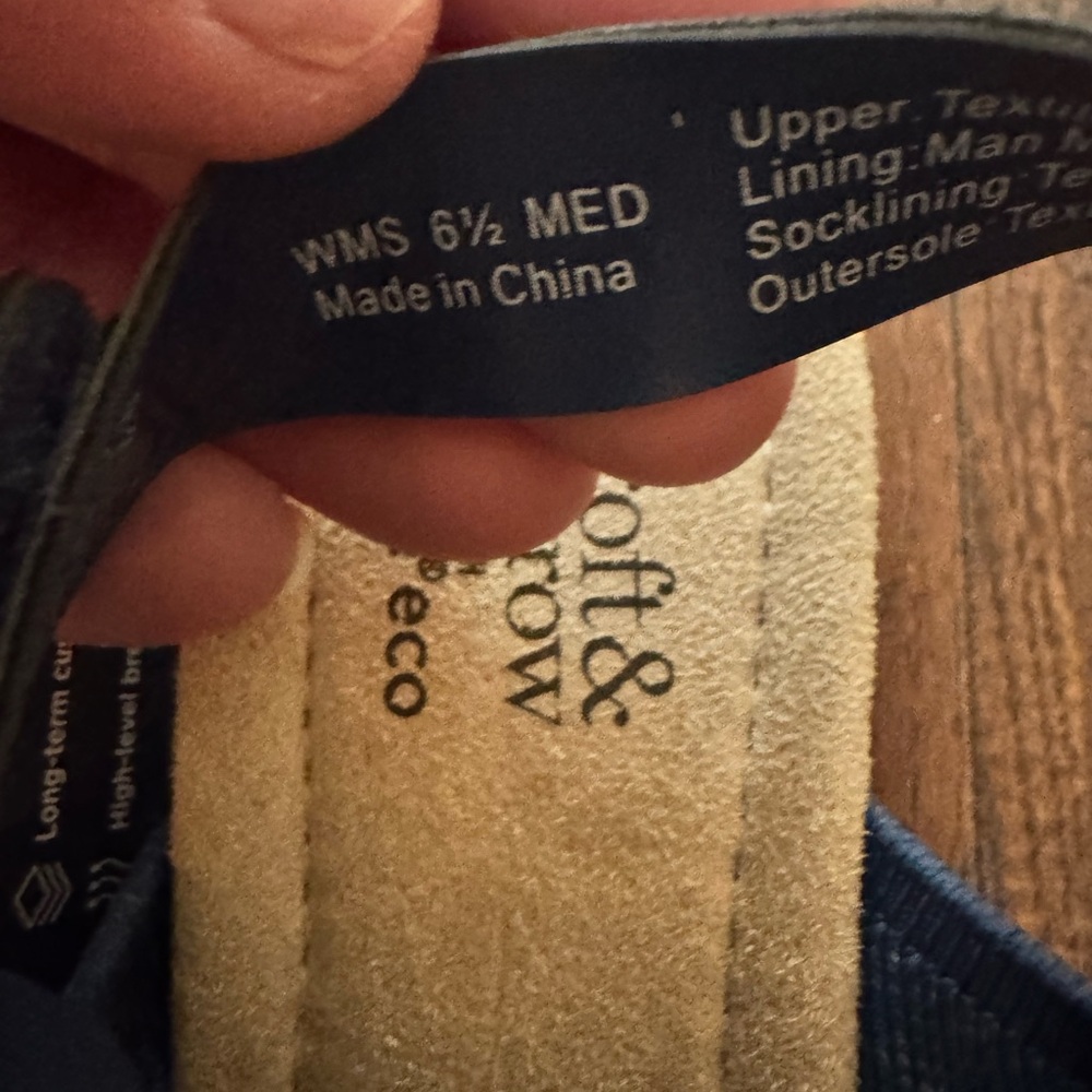 NWT Croft & Barrow Navy Blue Comfort Sandals - Picture 8 of 8